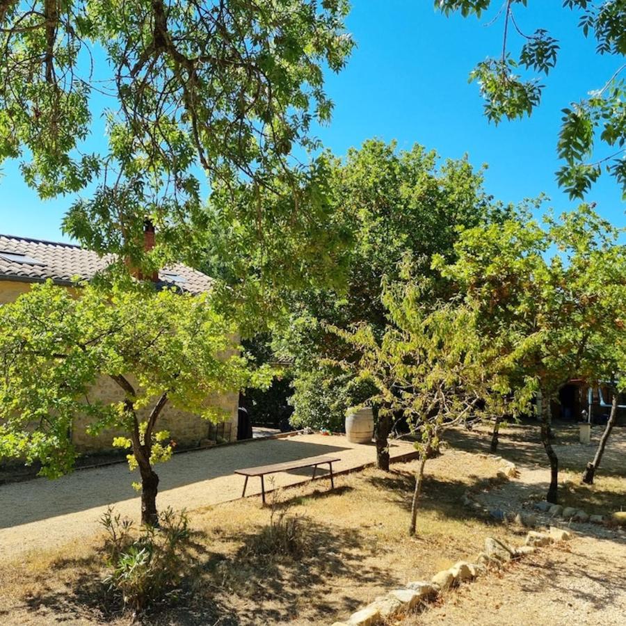 Villa Charmante A Lussan Avec Piscine Privee Et Jardin Closa Exteriér fotografie