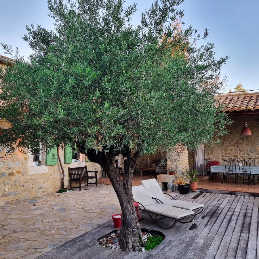 Villa Charmante A Lussan Avec Piscine Privee Et Jardin Closa Exteriér fotografie